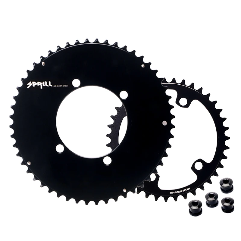 PASS QUEST 107BCD 2X Bicycle Chainring 46-33T 48-35T 50-37T 52-39T AXS Double for Sram Force Aero AXS 12 Speed