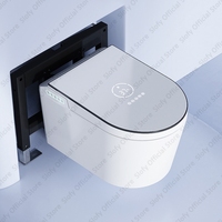 Wall-Hung Intelligent Toilet Bowl Bidet Wall Mounted Smart Toilet for Bathroom Tankless Heated Seat Electric Elongated In Wall