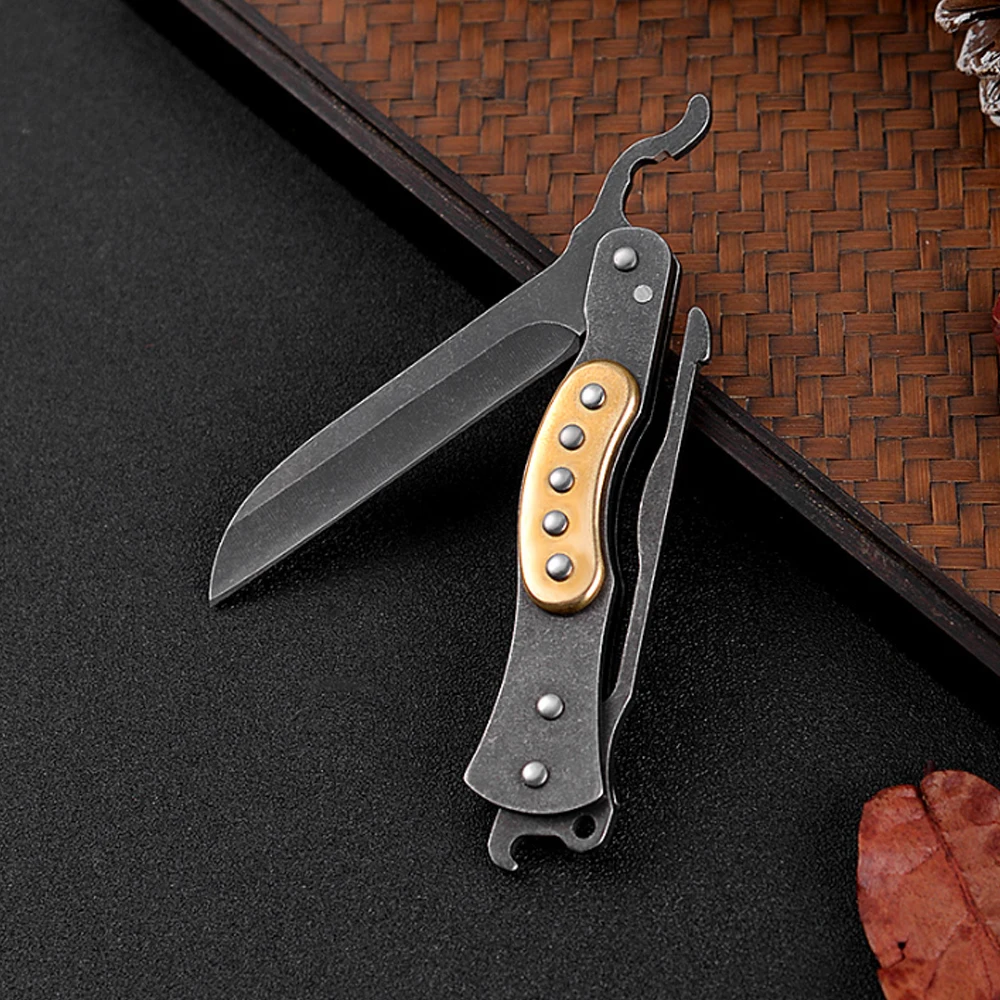 أداة قطع قابلة للطي بتصميم عتي - مراجعة Vintage Collectible Knife وسعره