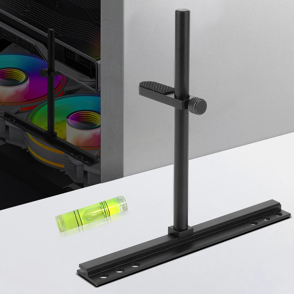 GPU 지원 브래킷 조정 가능한 GPU 브래킷 버팀대 안티 새그 비디오 카드 새그 홀더 브래킷 팬 알루미늄용 GPU 새그 브래킷