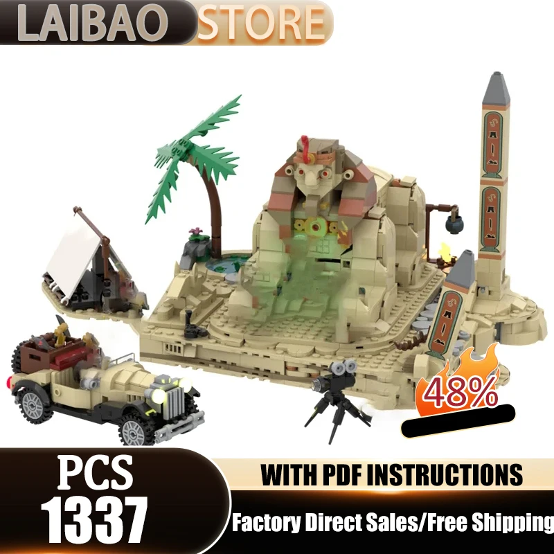 

Модульные строительные блоки Moc Building Blocks: Модель «Тайный Сфинкс» — Технологичные кирпичики для самостоятельной сборки, игрушки-конструкторы, подарки для творчества