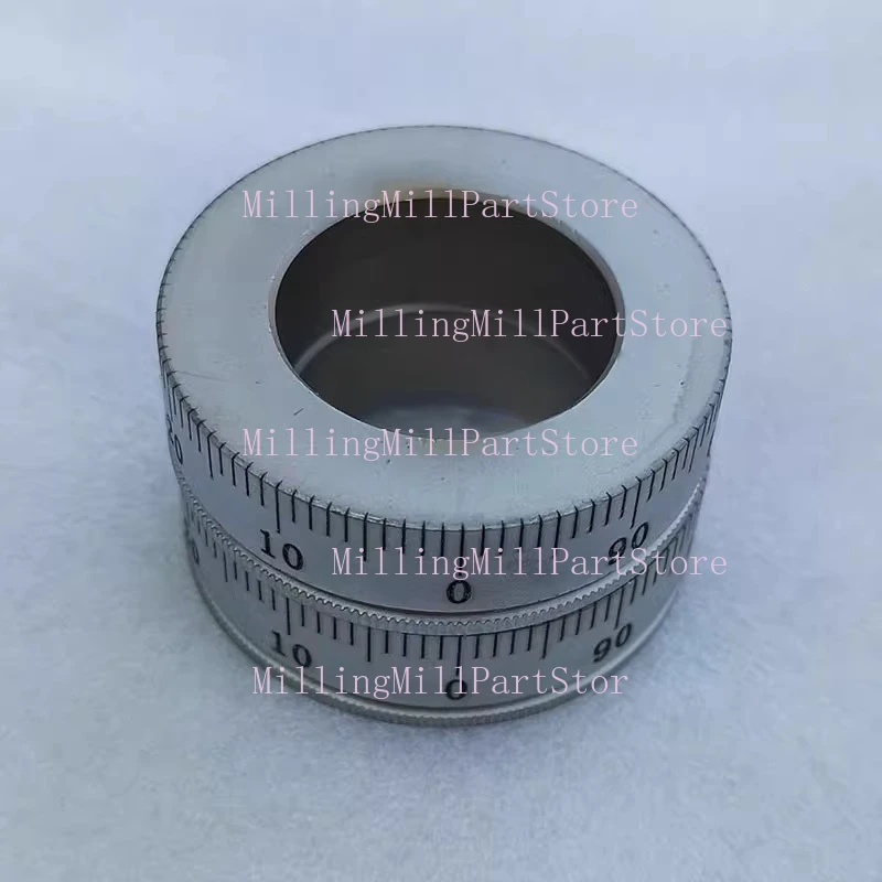 1pc 0-100 Dial Outer Diameter 50x Inner Hole 30/25/38x Thick 15mm Scale Ring Steel Machine Tool Accessories Accurate Durable