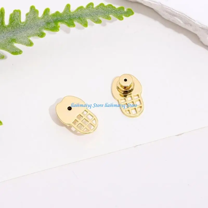 573B 2 Pieces Earring Support Backings Soft Comfortable Design For Droopy Earlobes Gold Silver Options For All Day Wear