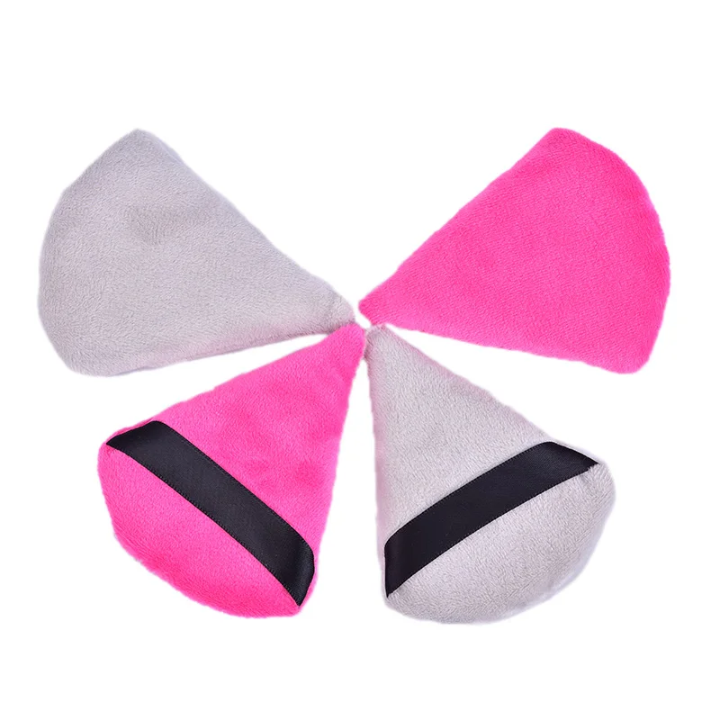 1Pcs/2Pcs Beauty Spons Groter In Natte Foundation Makeup Puff Gereedschap Driehoek Fluwelen Poeder Cosmetische Puff Mini