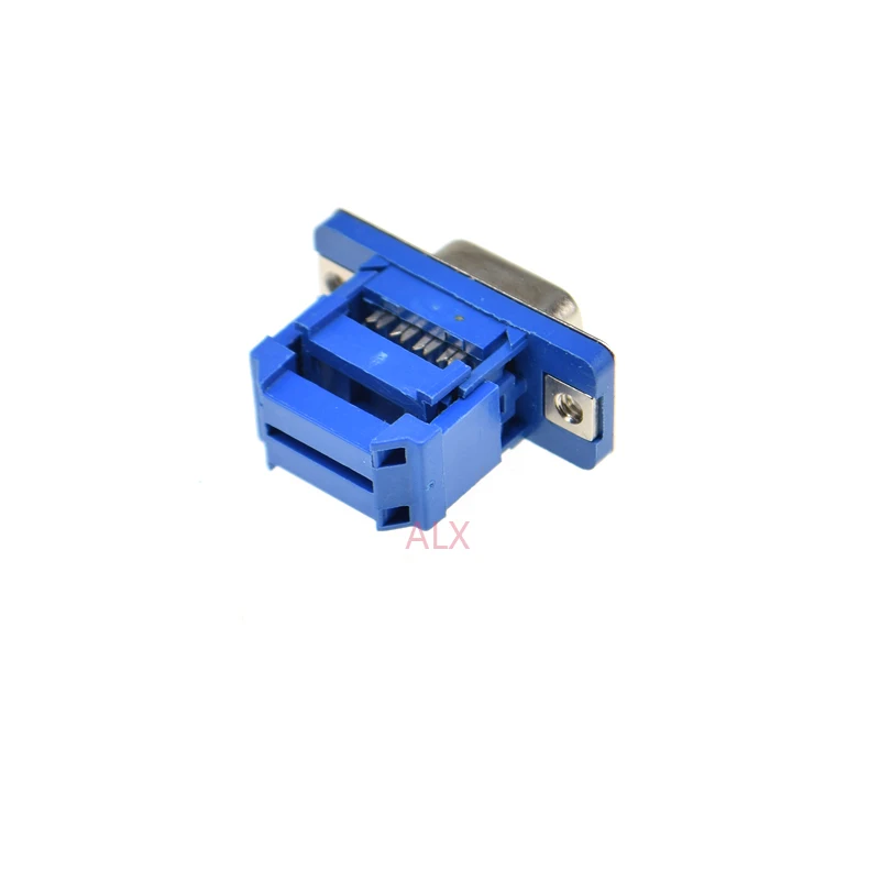 5pcs Didc9 Db9 Male Female Serial Port Connector Idc Crimp Type D-Sub Rs232 Com Connectors 9pin Socket 9p Adapter For Cable