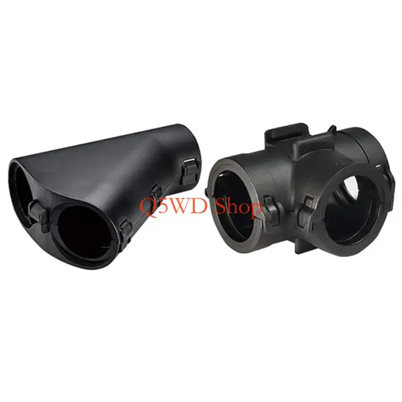 Q5WD Wire Harness Branch Fitting Connection Clamp with Split Open Y Corrugated Conduit Form, Nylon Housing for Cleaner Cable