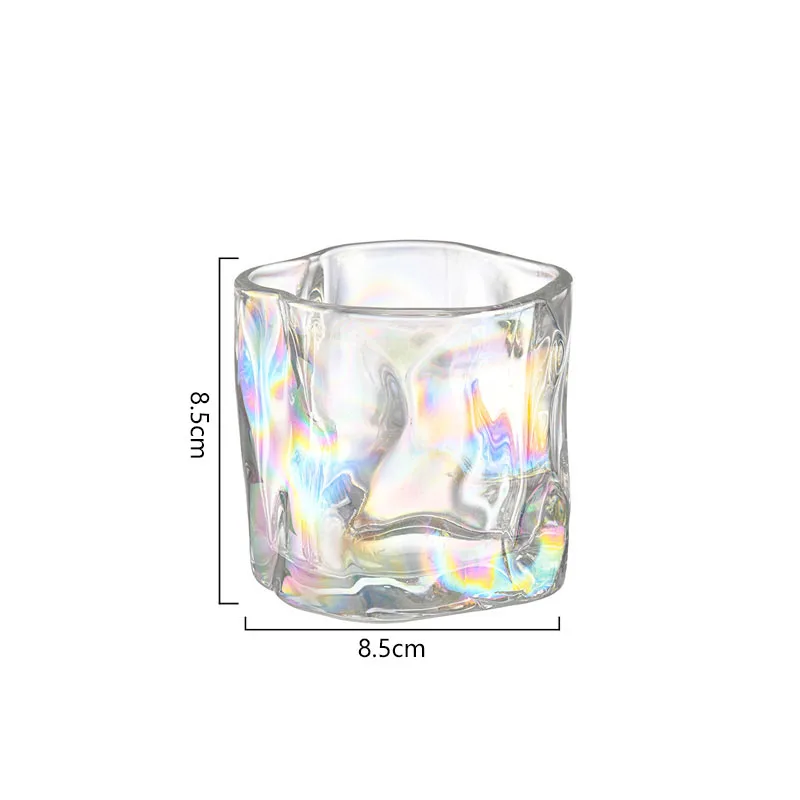 Irregular Twist Glass Cup Thick Spiral Glass for Coffee Mug Whiskey Glasses Drinkware Juice Cocktail Drinking Glasses Household