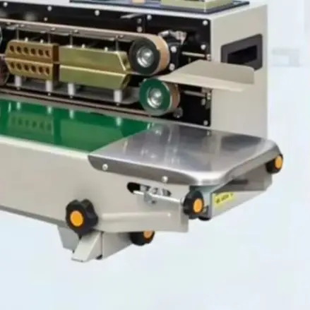 NF FR-900 Food Bags Continuous Sealing Machine Automatic Plastic Film Packag Sealer Commercial Small Packager 220V Heat Sealer