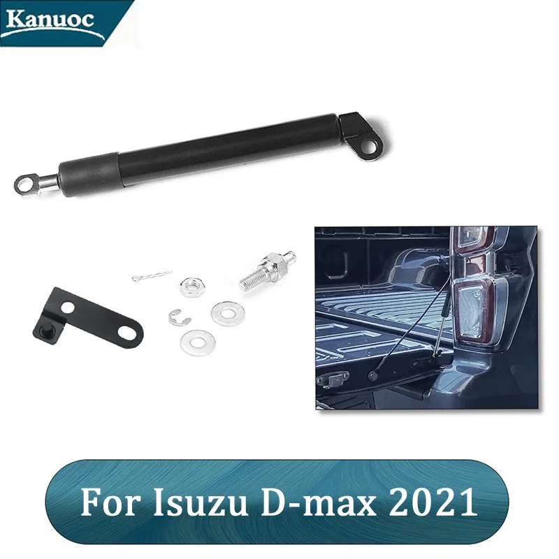 1Pcs/set Car Rear Trunk Lift Support Shock Strut Slow Down Damper  For Isuzu D-max 2021 Car Accessories