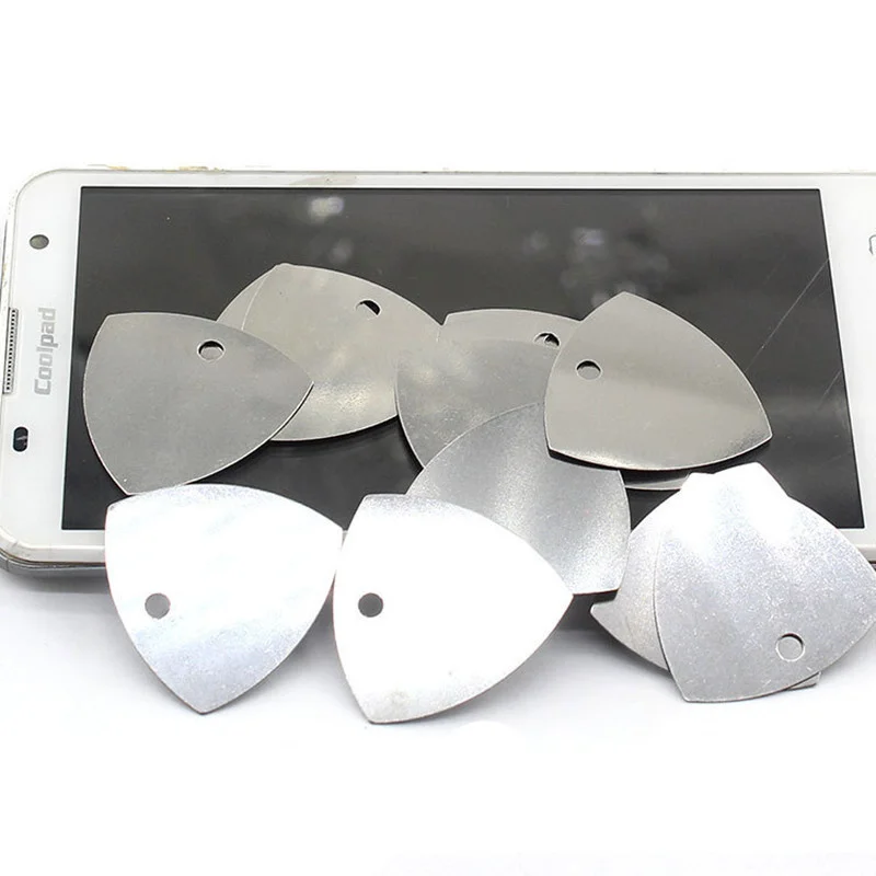 10/20/50PCS Metal Phone Opening Tools Metal Guitar Picks Pry Opener for iPhone iPad Tablet PC Disassemble Repair Tool Kit