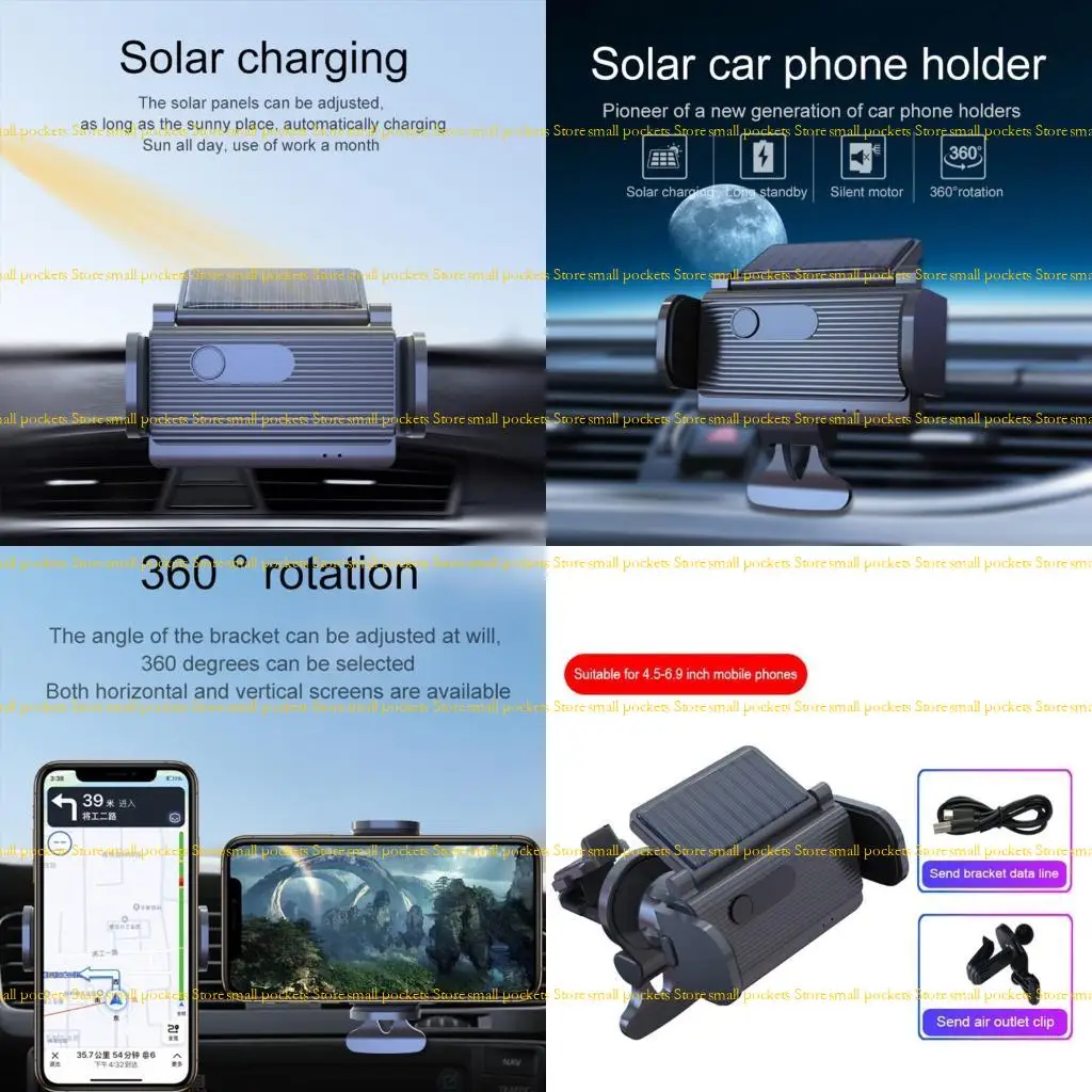 

Автомобильный держатель телефона R1WD на солнечной батарее для телефонов 12/12 12 Mini и других моделей