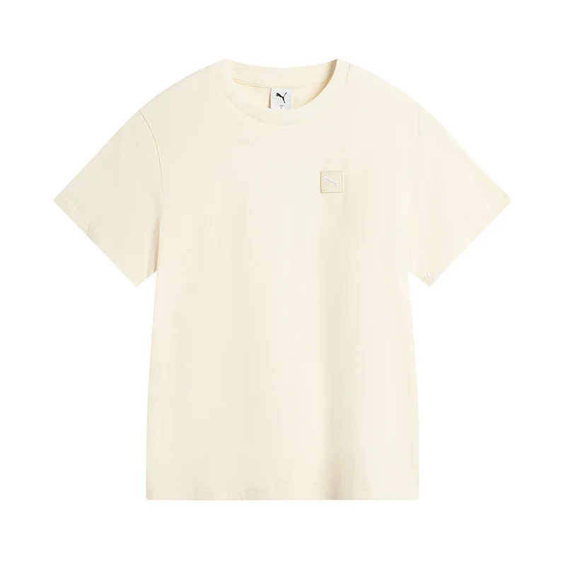 

Puma Off-White Puma Спортивная повседневная футболка с короткими рукавами, мужская и женская одежда 68892599