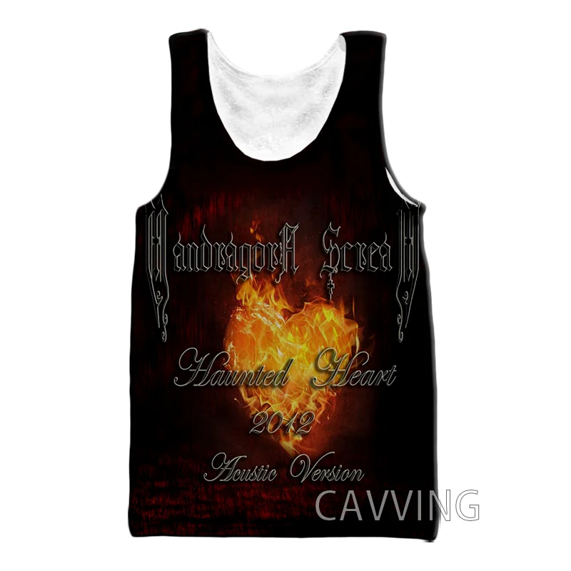 CAVVING 3D Printed Mandragora Scream Tank Tops Harajuku Vest  Summer Undershirt Shirts Streetwear for Men/women