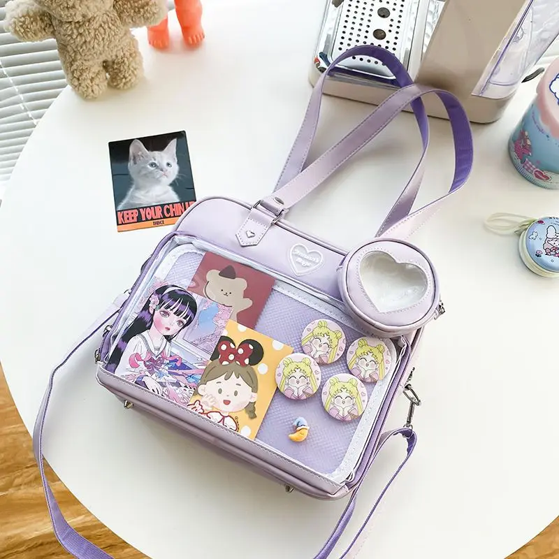 Imagem -02 - Richme Estilo Japonês Bolsa Feminina 2023 Tendência Kawaii Doces Cor Grande Capacidade Ita Bolsas Femme Moda Ombro Bolso Mujer