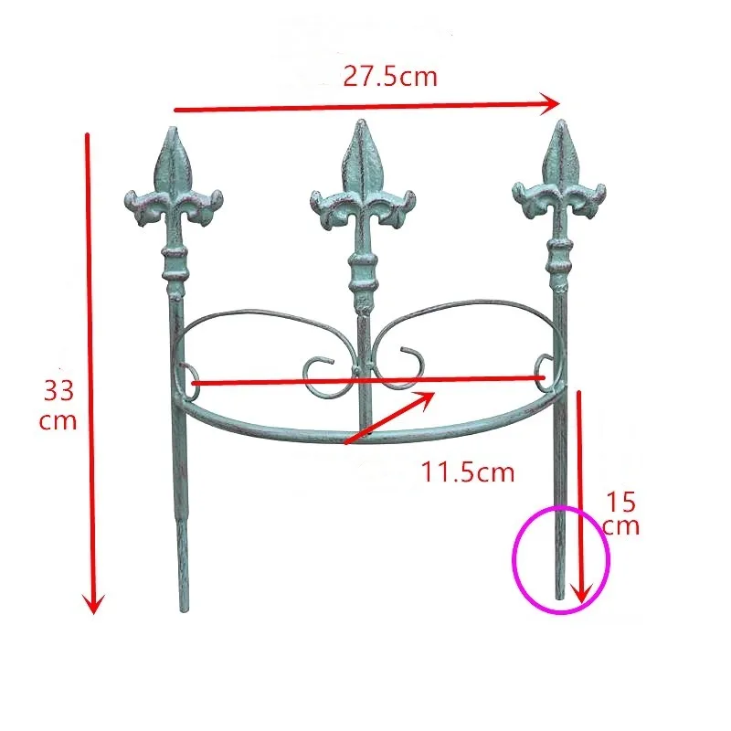 Semi Round Garden Trellis for Climbing Plant Outdoor Metal Fence Panel for Pillar and Corner Garden Flowers Vines Roses Clematis