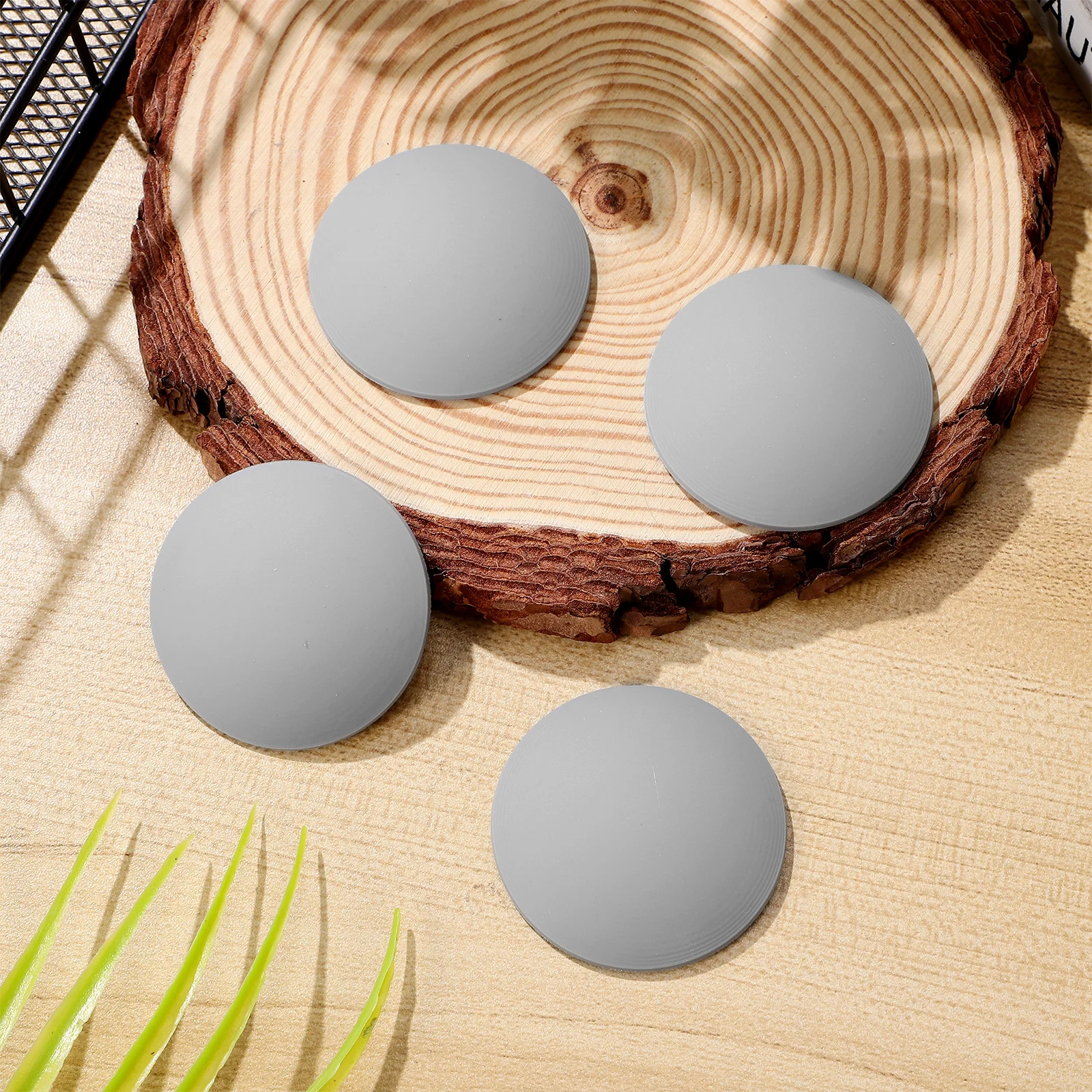 

4pcs Stopper Protector Silicone Bumper For Door Handle Wall Protection Pad Adhesive Door Knob Guard