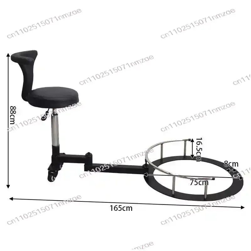 

Chair Beauty Salon Swivel Chair for Adjustable Barber Stool Rotating Barber Chair with Wheels Salon Technician