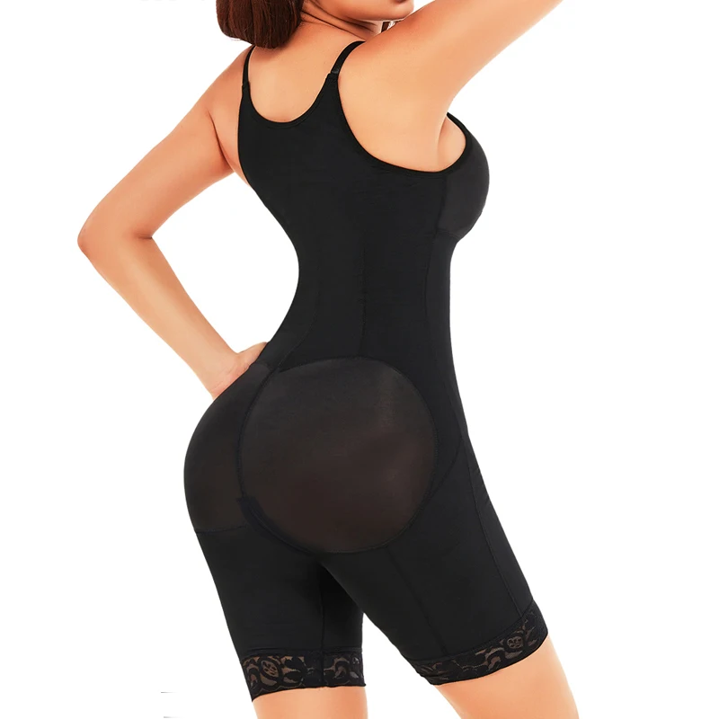 Full Body Shaper High Compression Tummy Control Bodysuit Shapewear Fajas Waist Trainer Butt Lifter with Zipper