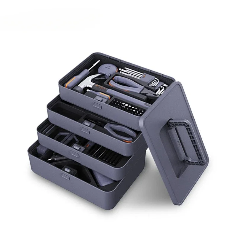 Portable Combination Tools Case Box Multifunctional Hardware Electrician Household Storage Professional Hand Tool Sets