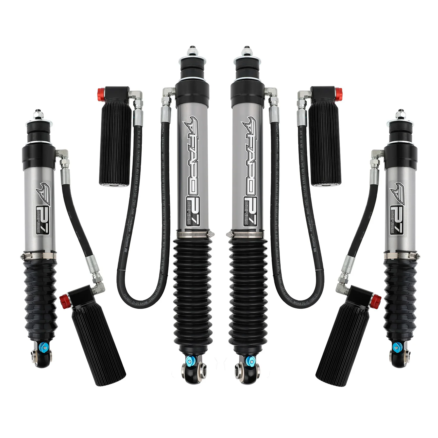 

FAPO PA165270+PA265270 Lift 1.5" High Performance 8-stage Damper Adjustable Shock Absorbers for Toyota 4700/Cruiser LC100