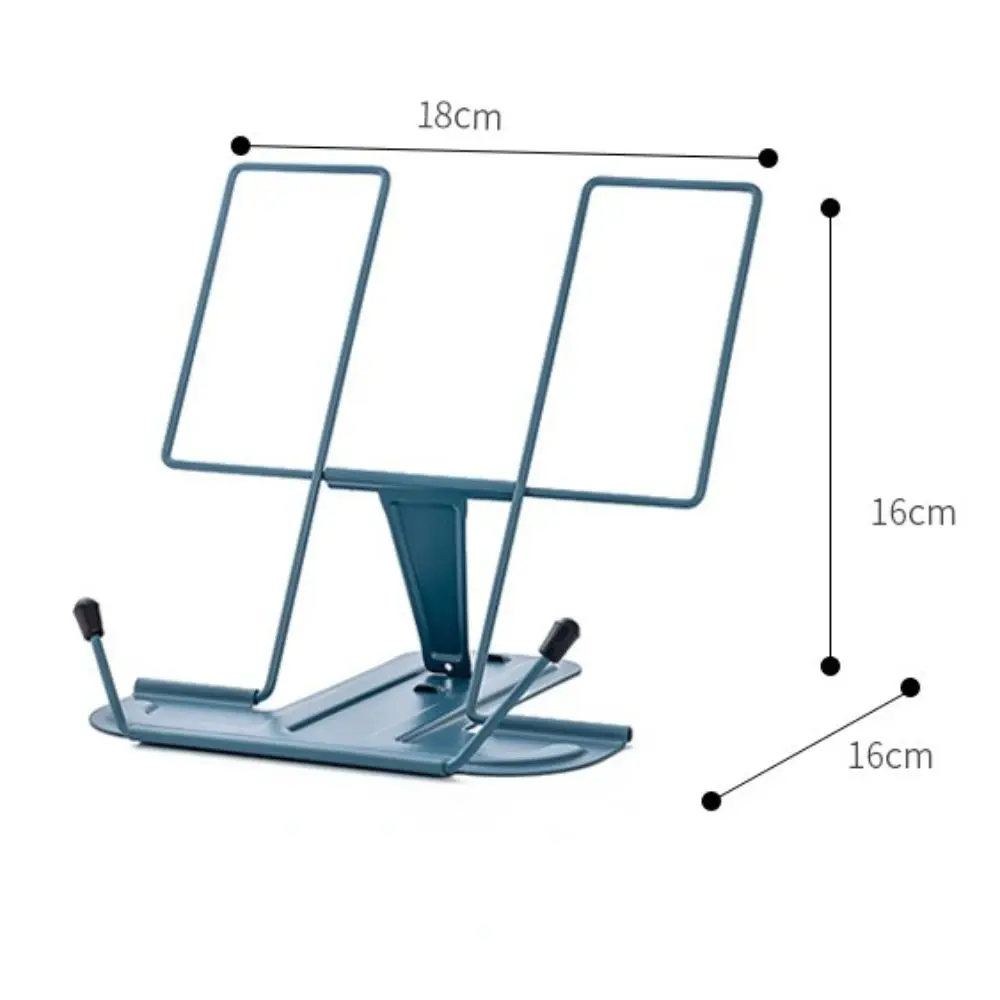 Portable Metal Office School Adjustable Student Stationary Book Holder Read Bookshelf Read Rack Book Stand