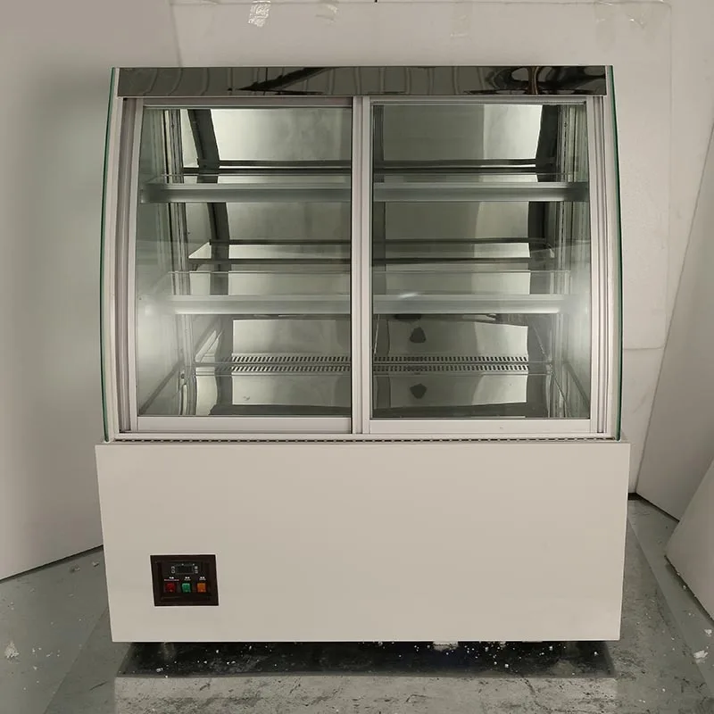Commercial cake cabinet, three-layer food preservation Xiaoou front door cake display cabinet, multi-size specification bread