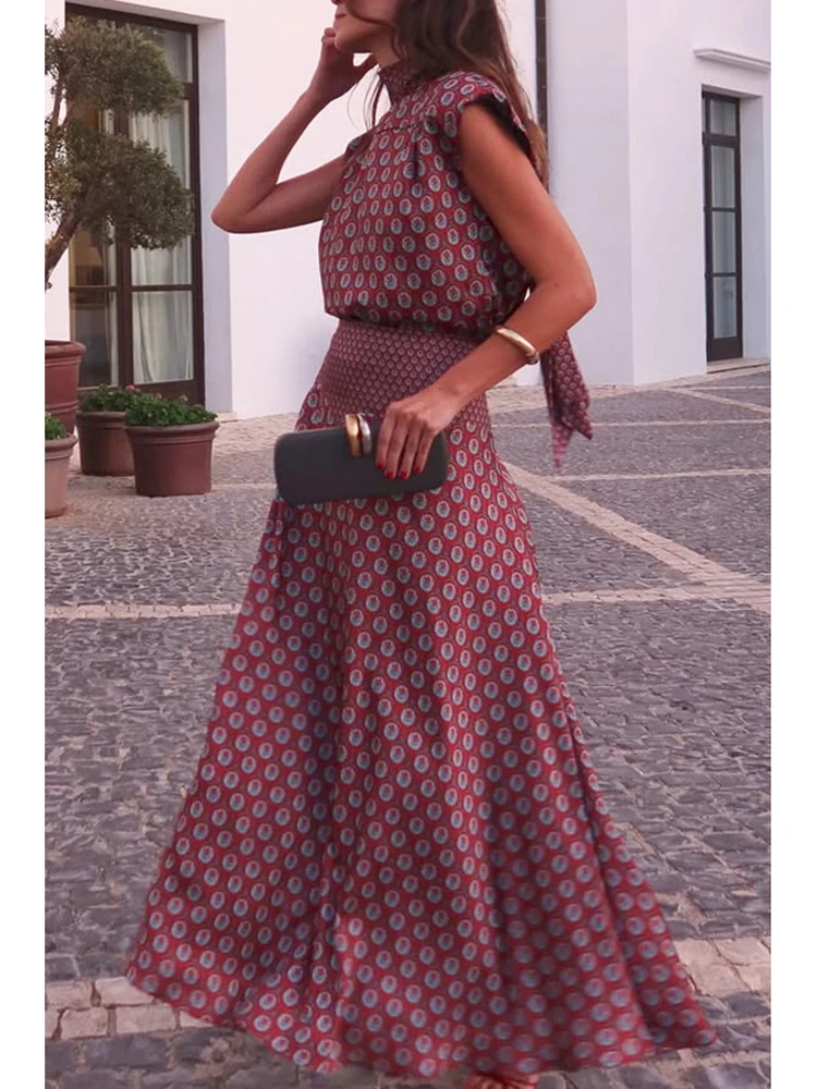 V Vintage Fashion - Женское винтажное платье без рукавов с