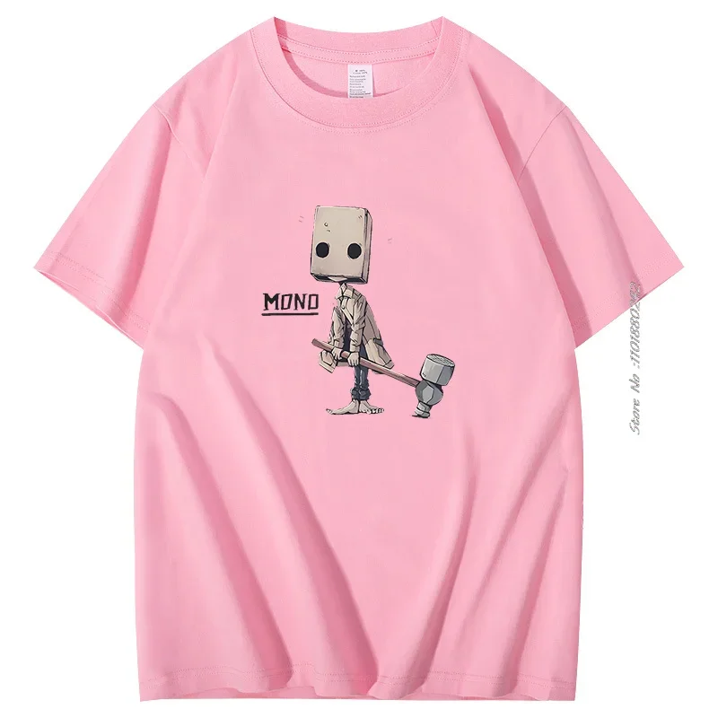 Mono Hammer Hip Hop Tshirt Little Nightmares Games Leisure T Shirt Summer Graphic T Shirts Unisex Cotton Short Sleeve T-Shirt