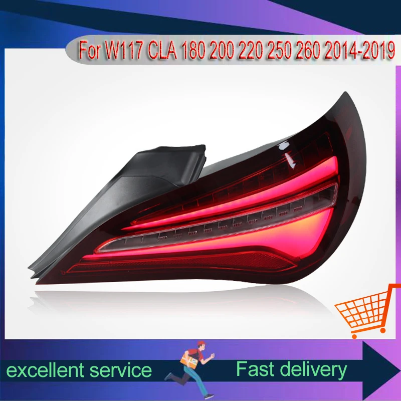 

Rear Lamp For Mercedes Benz W117 CLA 180 200 220 250 260 2014-2019 Refit High Configuration Light Guide Butterfly Car Taillight