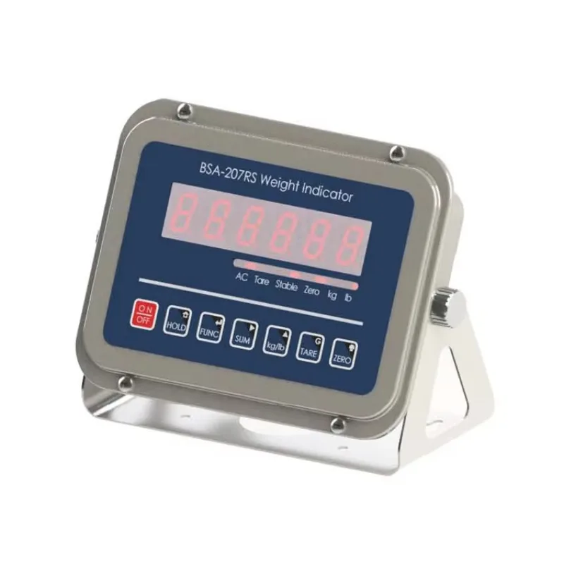 

Accuracy III Weight Controller Floor Scale Indicator Stainless Steel Serial Port RS232(USB-B) with Pole Bracket