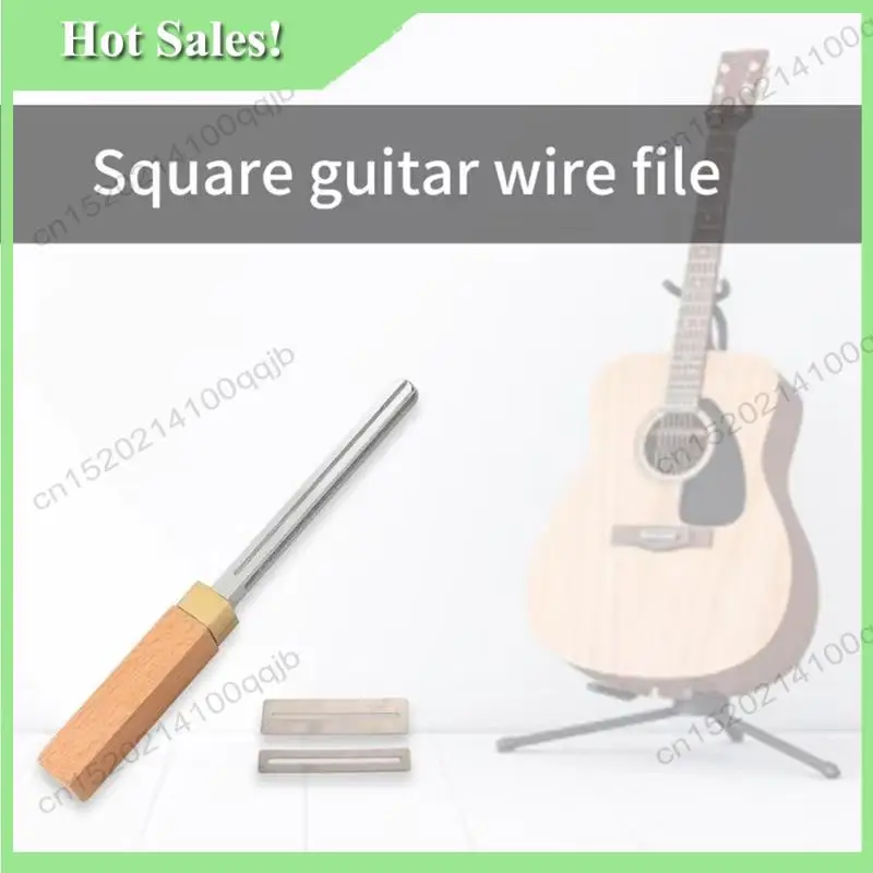 

-FDDT Guitar Fret File Set,4-Edge Tool Includes For Narrow,Medium Wide Frets 2 Fingerboard Protectors,Guitar Maintenance Kit