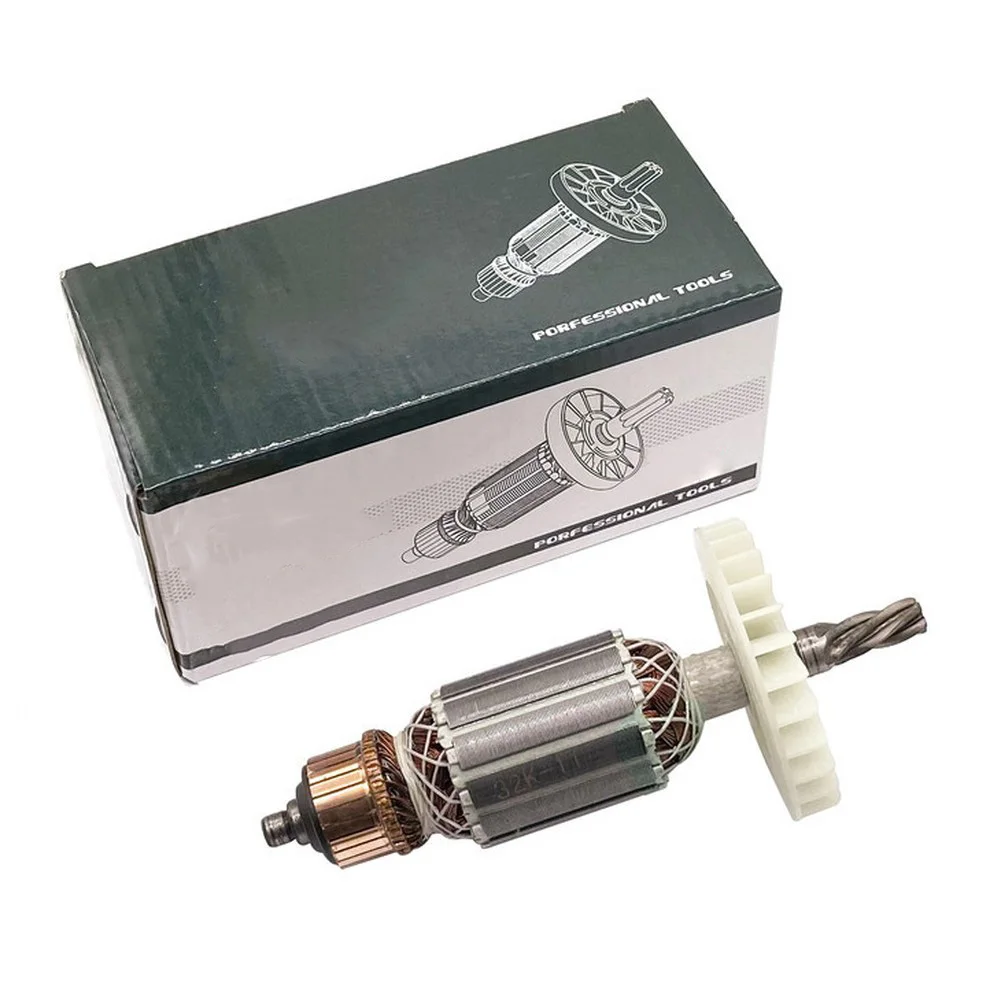 Electric Hammer Rotor Copper Armature For 9557NB 9558HN 9556N Replacement Part Compatible With Deshi Oudelong Power Tool
