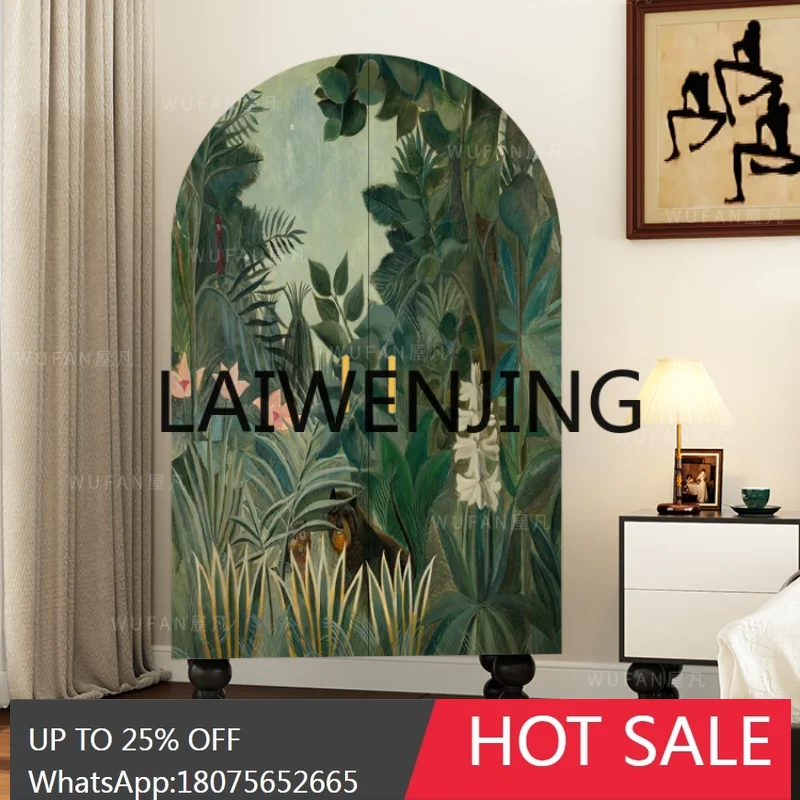 

American solid wood wardrobe, bedroom opposite door, household storage, custom storage cabinet at the end of the bed