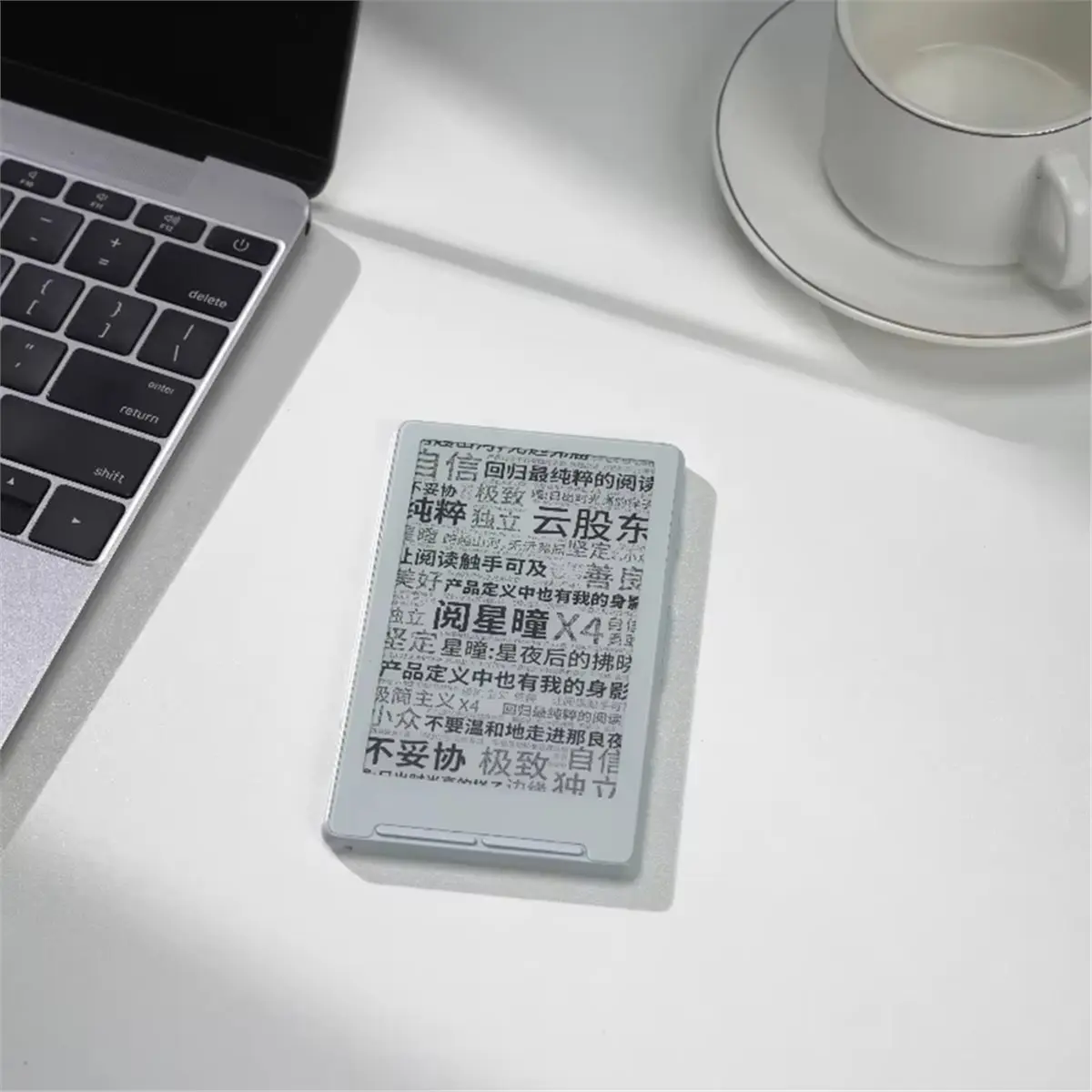 -[T224C Digital]X4 Electronic Paper Ink Screen Reader 4.3inch Magnetic Light Thin with Wireless Controller Page Turner As Shown