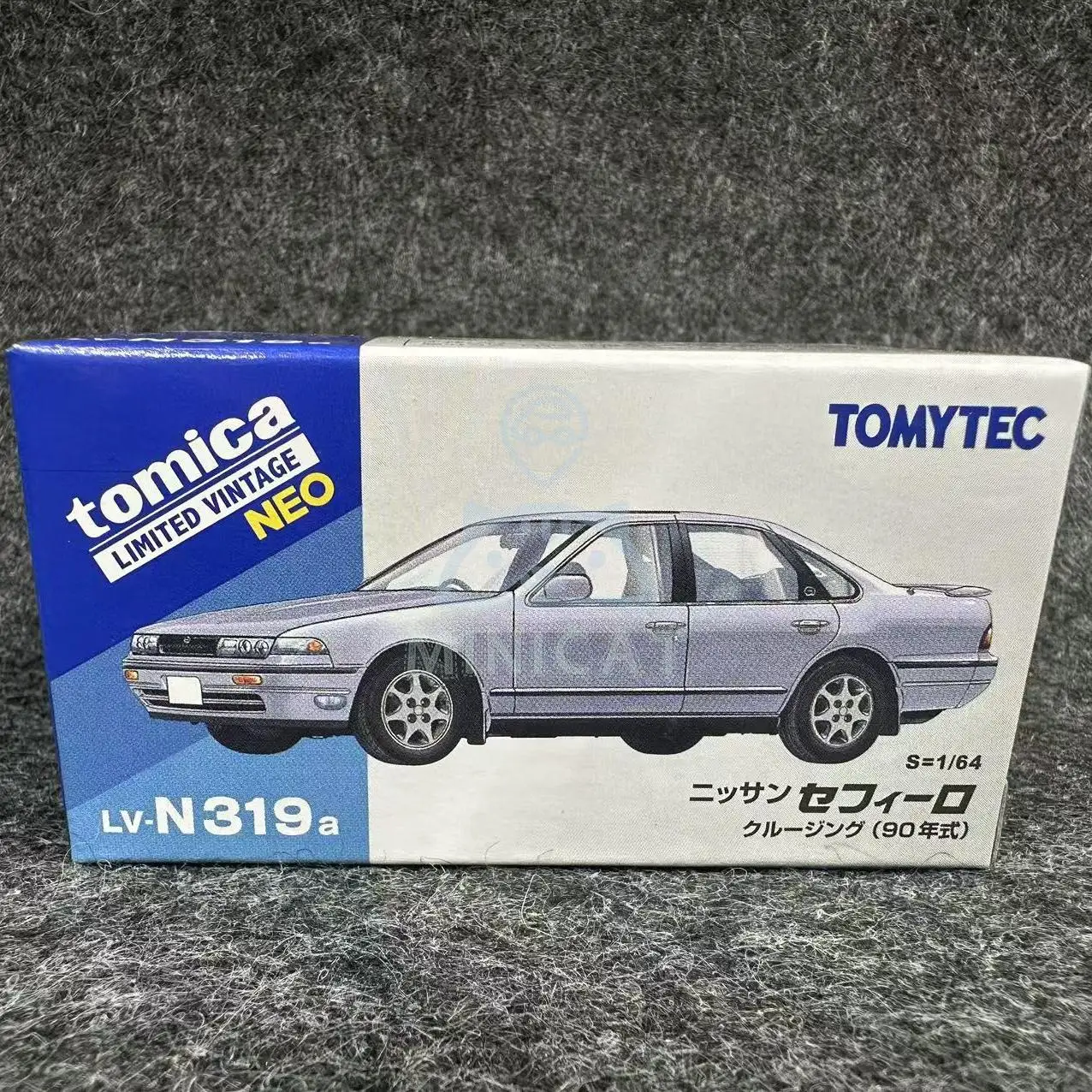 2410 TOMYTEC 1/64 TLV LV-N319a nissan Cefiro sliver alloy trolley model collection decoration