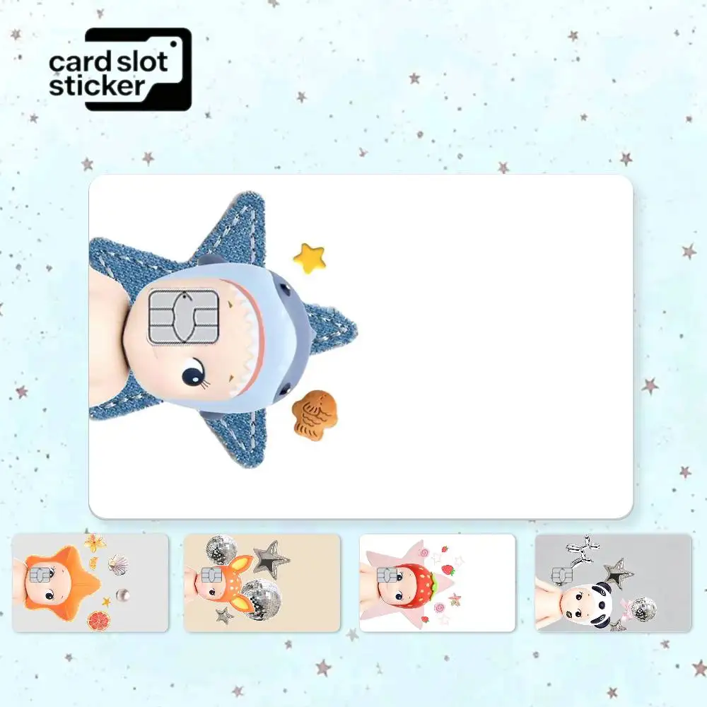 Japan IP Sonny Angel  Credit Card HD Stickers Small Chip Waterproof Sticker Game Card Decal Gift