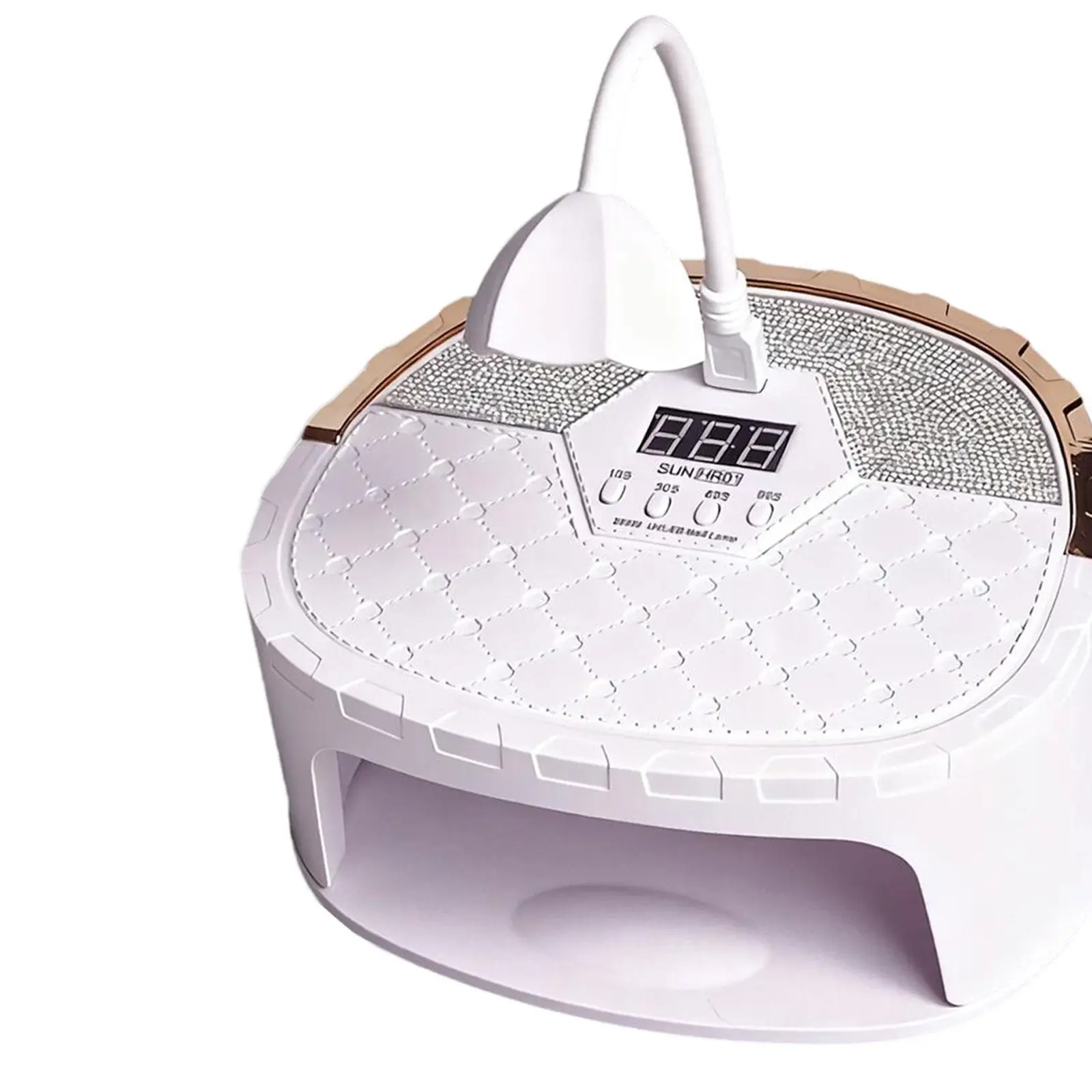 Lampa LED do paznokci, narzędzia do manicure, czujnik dotykowy, 45 diod LED, wysoka moc, odłączana podstawa, 4 ustawienia czasowe, profesjonalna suszarka do paznokci.