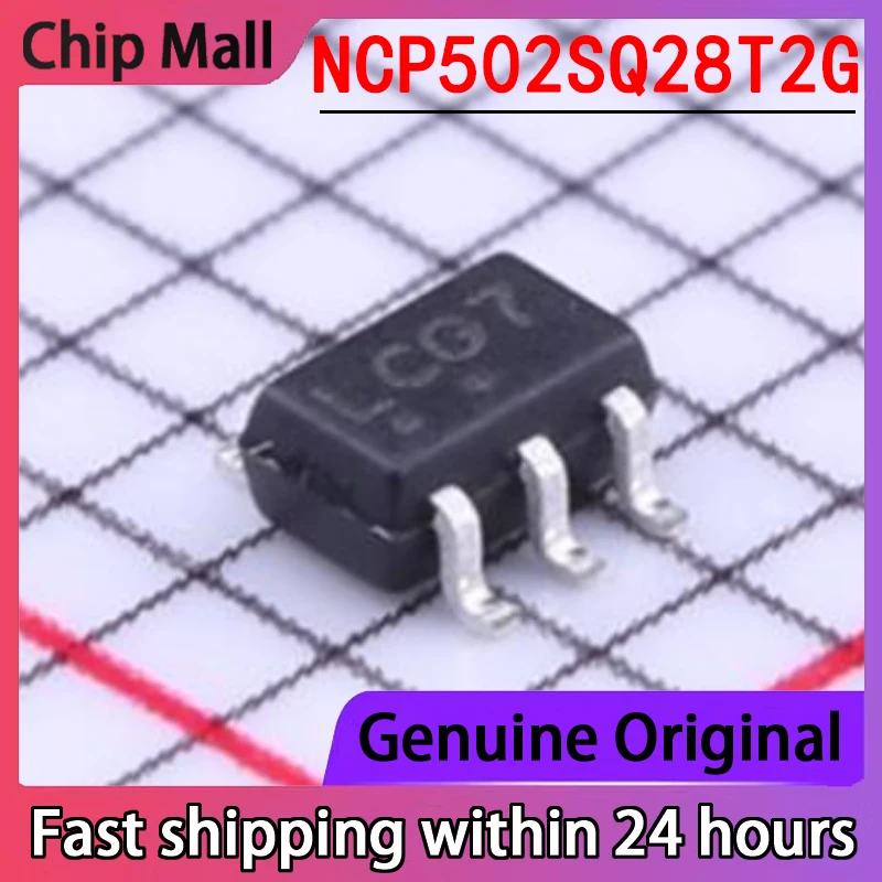 オリジナルncp502sq28t2Gパッケージ、SC70-5、12v、2.8v、80ma、ldo、新品、10個