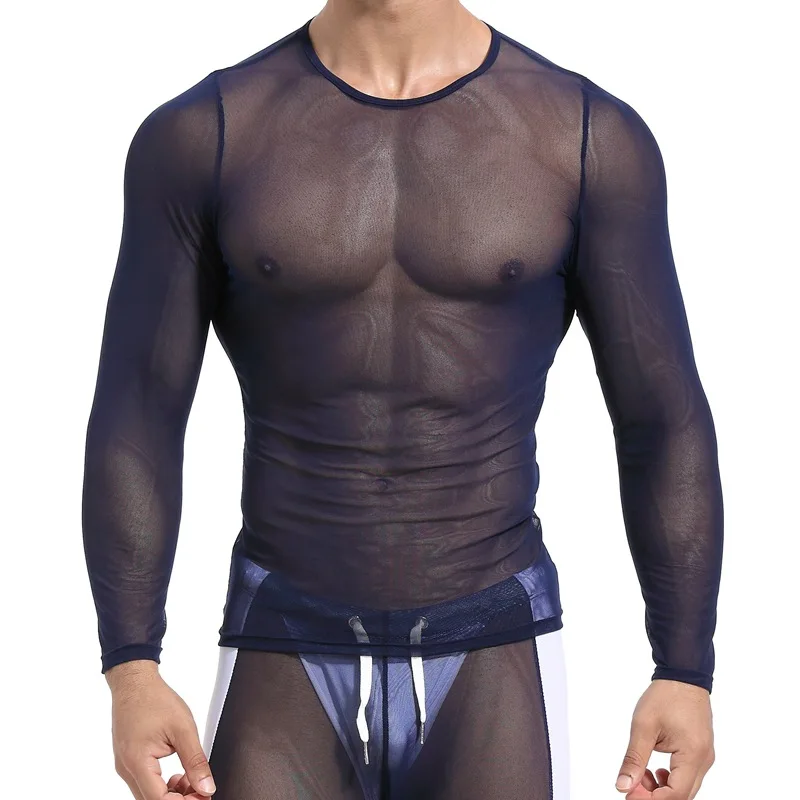 Quick-drying cycling clothes, foreign trade new mesh vest, fitness clothes, men's elastic vest, round neck