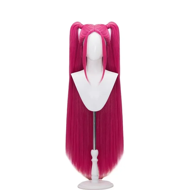 2025年ハロウィンホットアニメ映画K-POPデーモンコスハンターズスーパースター ミラ・ゾーイ コスプレウィッグ ハロウィンパーティー ロールプレイウィッグ + 無料キャップ