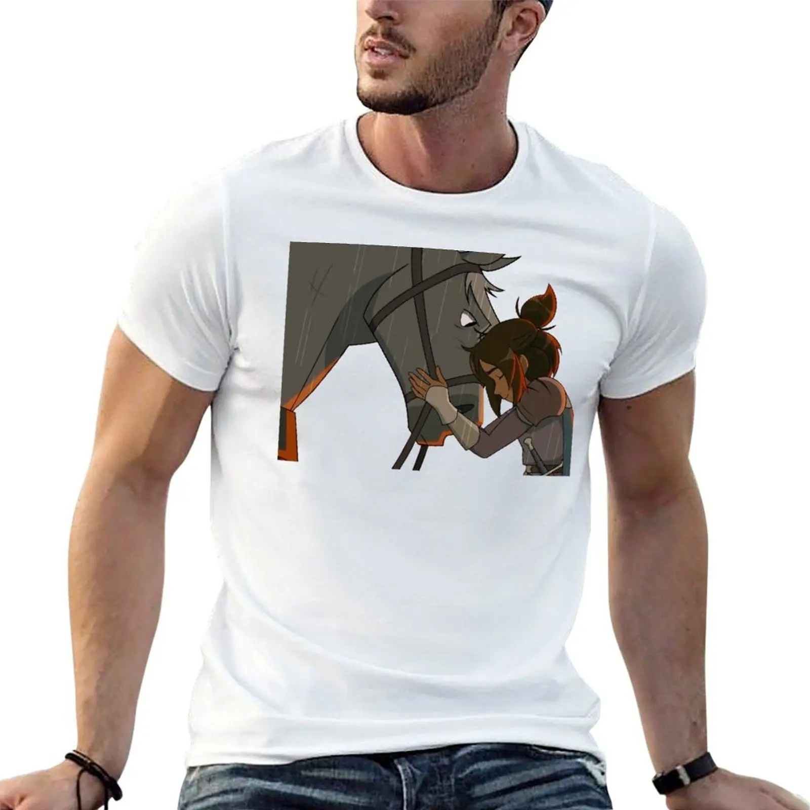 Horse and Rider -- The Centaurworld T-Shirt croswit shirt man summer 2026 men t shirt