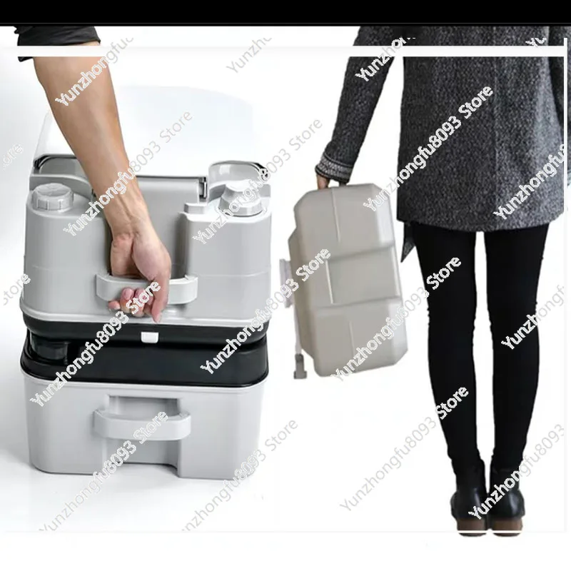 

Chemical Toilet Portable Toilet Camping Tent Boat 24L Load-bearing 200KG
