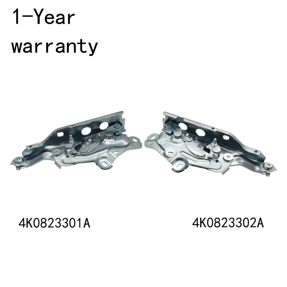 

2Pcs Hood hinge 4K0823301A 4K0823302A For Audi A6 S6 2019-2025 A6L 2019-2026 RS6 2020-2026