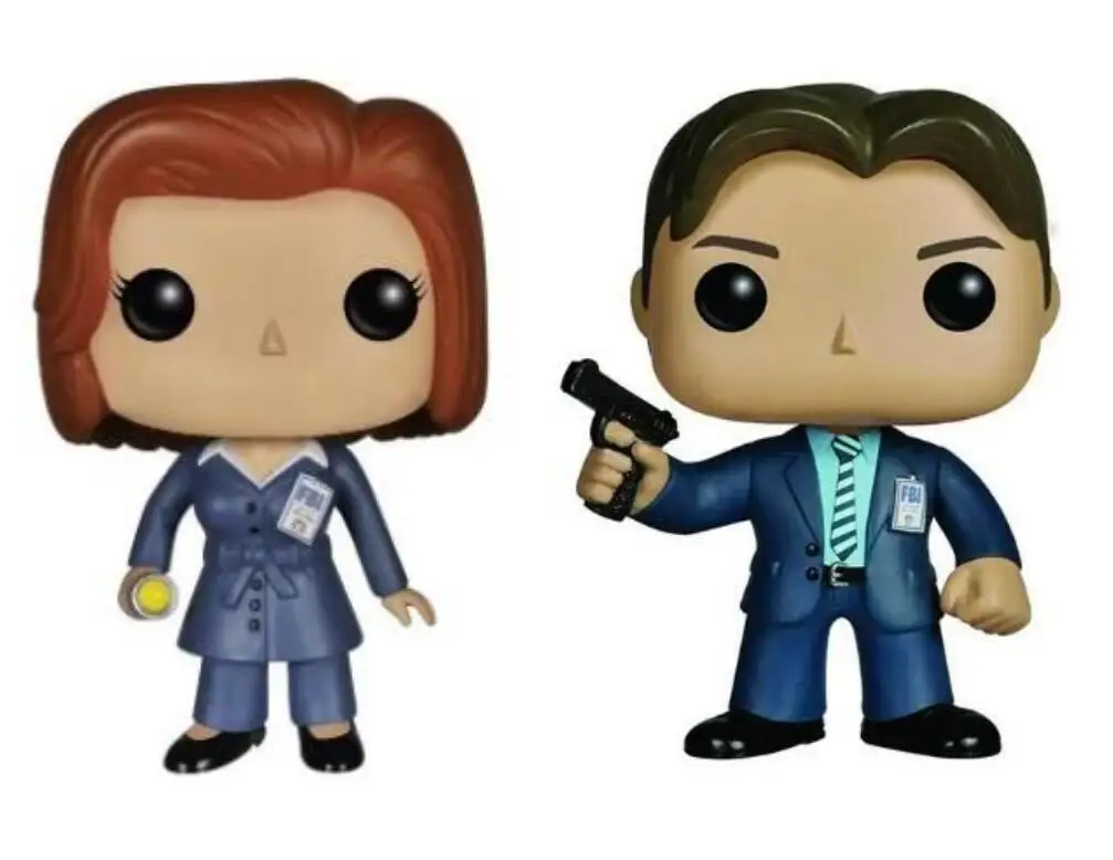 X-Files Dana Scully 184 The X Files 183 Fox Mulder Figure Collection Vinyl Doll Model Toys