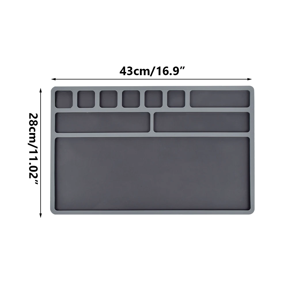 Universal Gun Cleaning Mat Rifle Pistol Cleaning Mat Non-Slip 6mm Thick Cleaning Mat Pistol Gun Repair Workbench Mat view 5