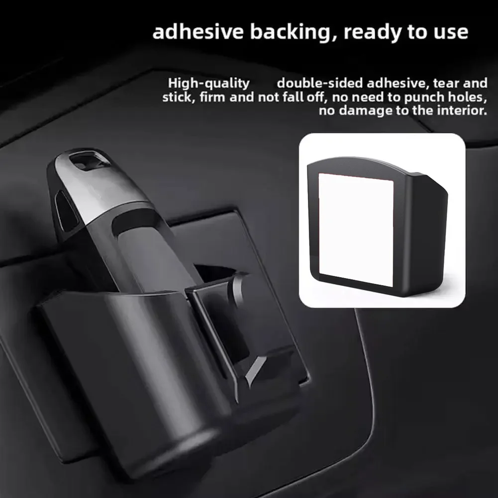 Multifunktionale Auto Schlüssel Halter Clip Organizer Auto Dashboard Schlüssel Lagerung Box Zurück Klebe Halterung Fit Für Karte Schlüssel Rack lagerung – Detail 3