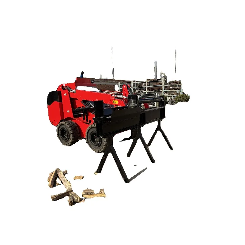 Hydraulic Wood Block Splitter Kinetic Log Skid Steer Wood Log Cutter Splitter for Construction