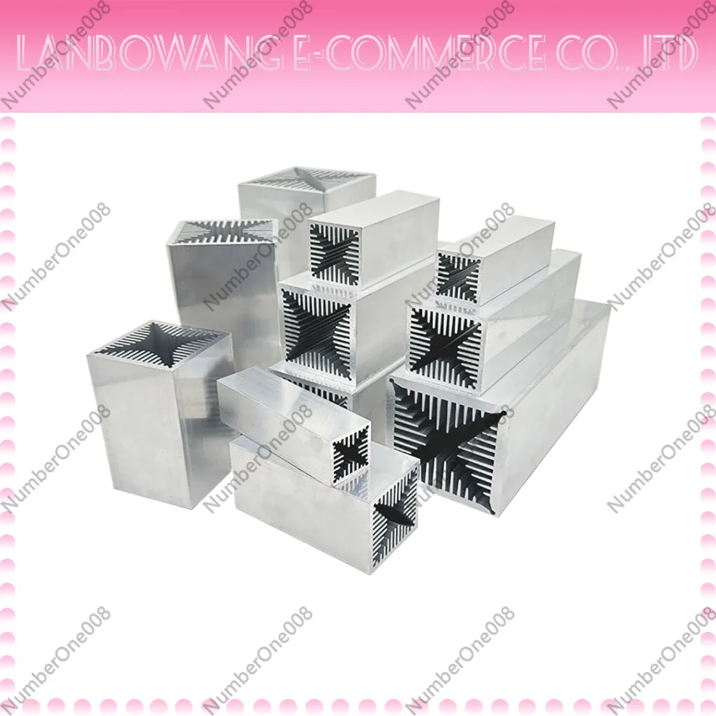 Aluminum Extruded Heat Sink Profile,High Power Air Cooling Radiator Wind Tunnel Heat Sink for Power Electronics,30 40 50 6070 80