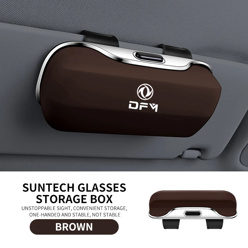 DFM Dongfeng DFSK Glory 580 F507 S30 H30 AX7 Ax3 k01 Ax5 Accessories Car Visor Sunglasses Glasses Case Glasses Holder Clip Box view 2