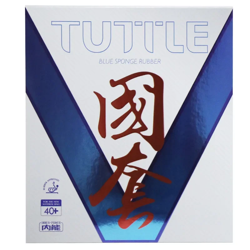 TUTTLE Table Tennis Rubber Pips-in Fast Attack Ping Pong Racket Rubber with Blue Sponge ITTF Standards for Training Competition